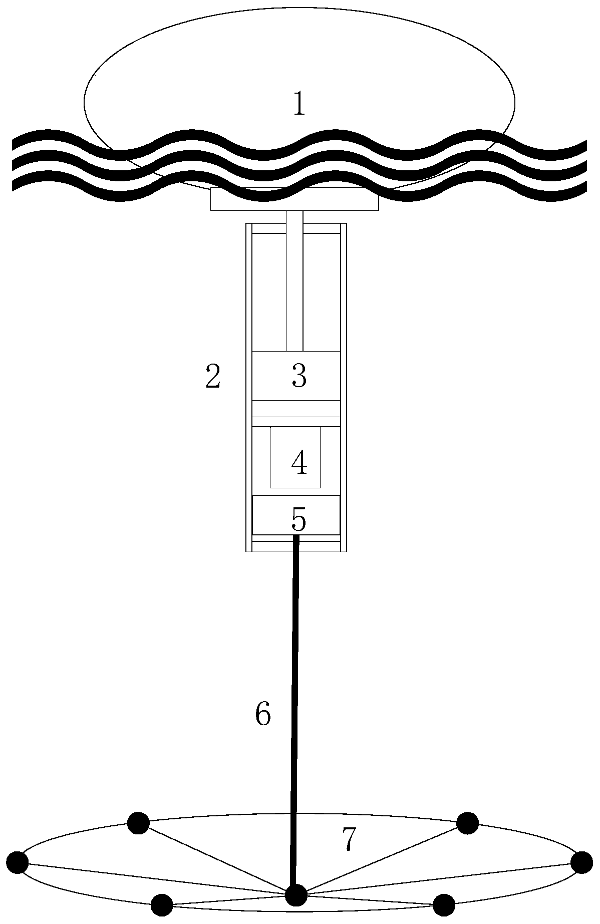 Movable foldable type wave power device