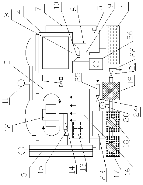 Special oil filtering device for steam turbine capable of removing impurities and oil filtering method