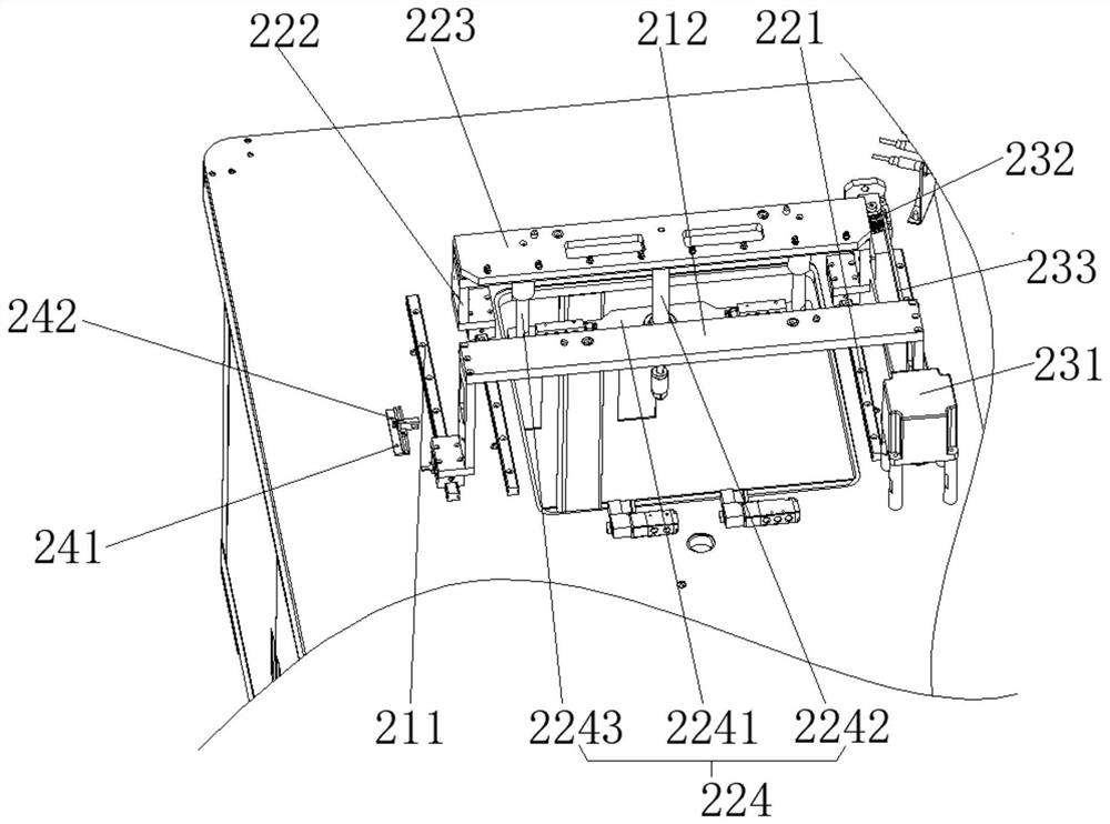 Material conveying method for battery cell production line