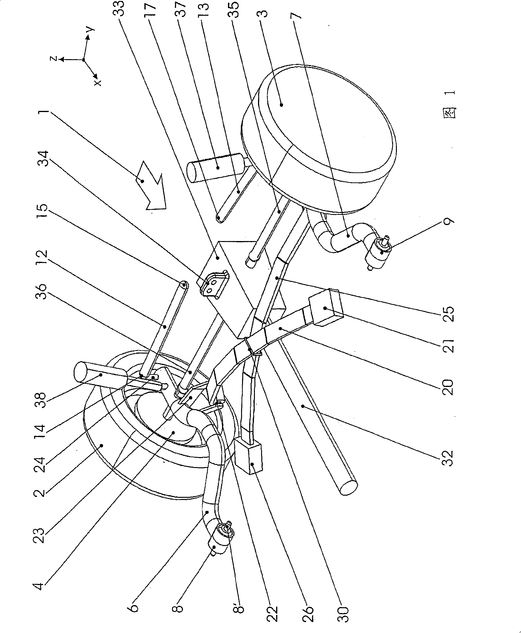 Independent wheel suspension for motor vehicles