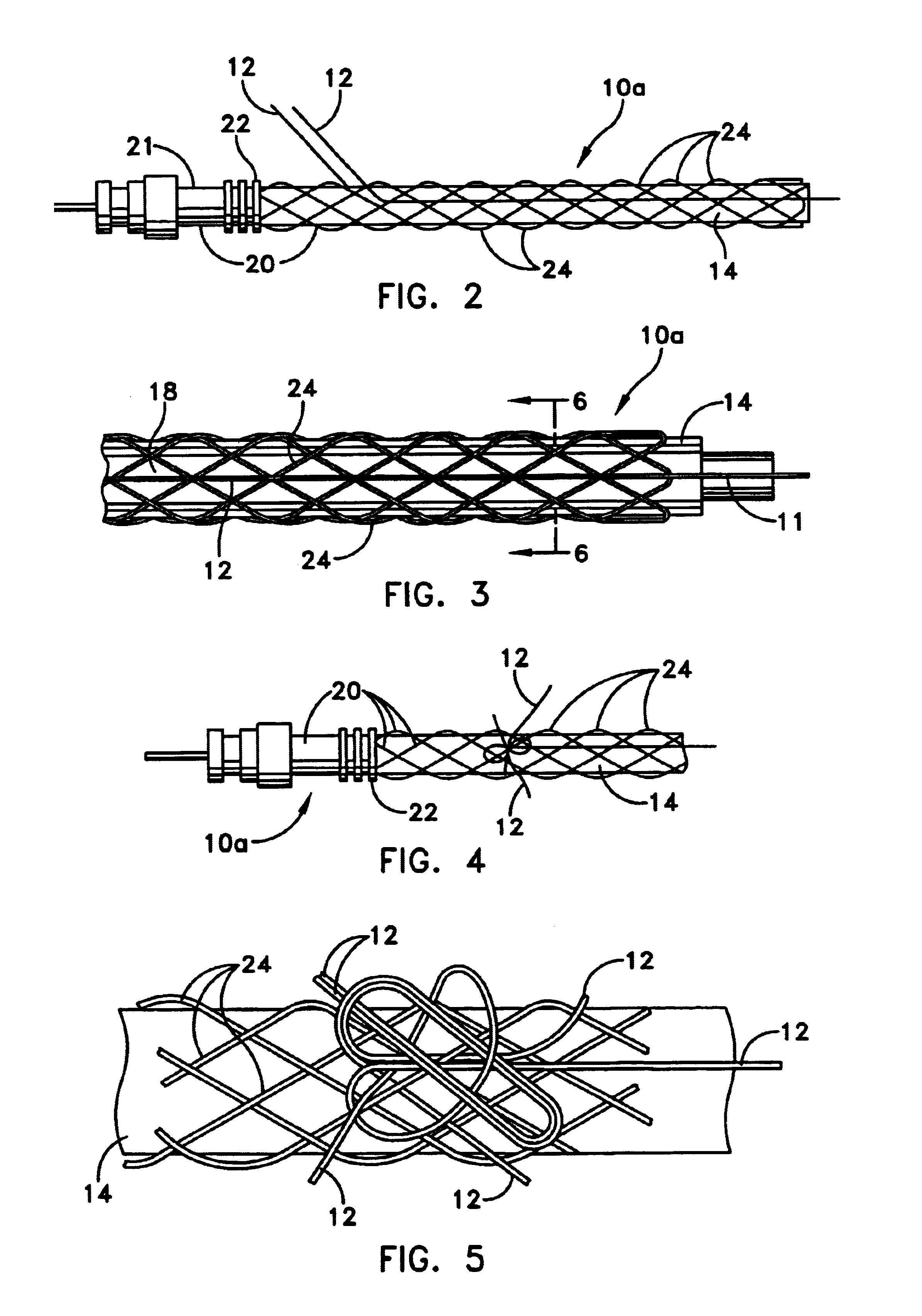 Strength strand construction for a longitudinal section of a cable