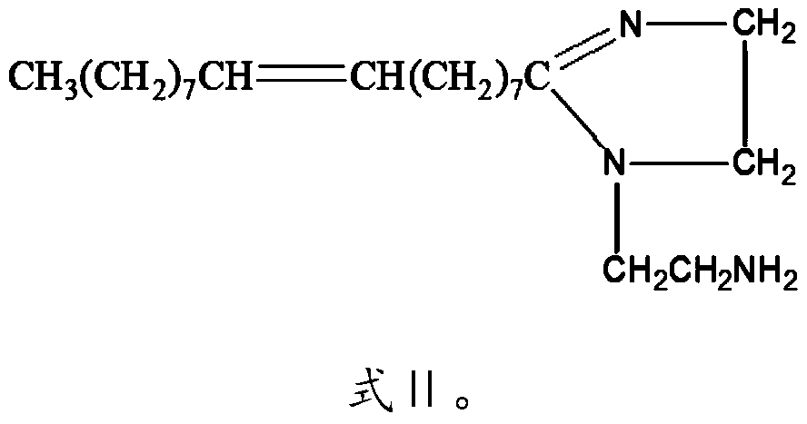 Imidazoline mannich base corrosion inhibitor and preparation method thereof