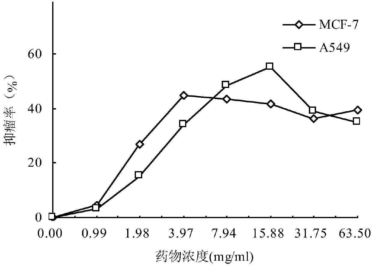 Traditional Chinese medicine composition used for treating lung cancer, and preparation method and applications thereof