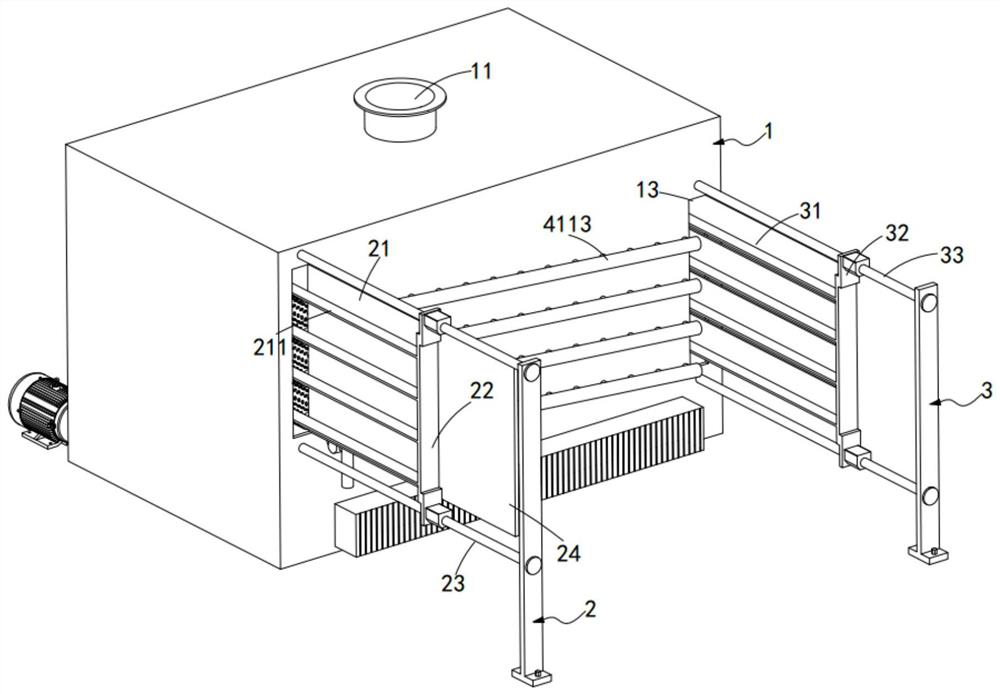 A paper tube drying room for toy processing