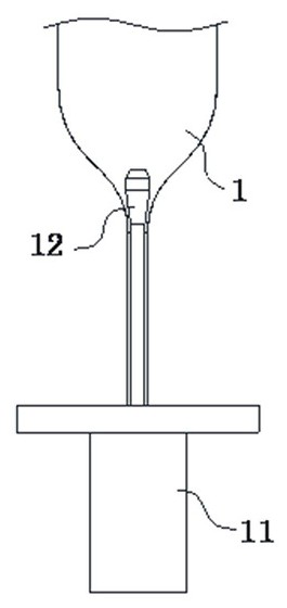 Broken hole blocking method for degradable plastic bag blow molding device