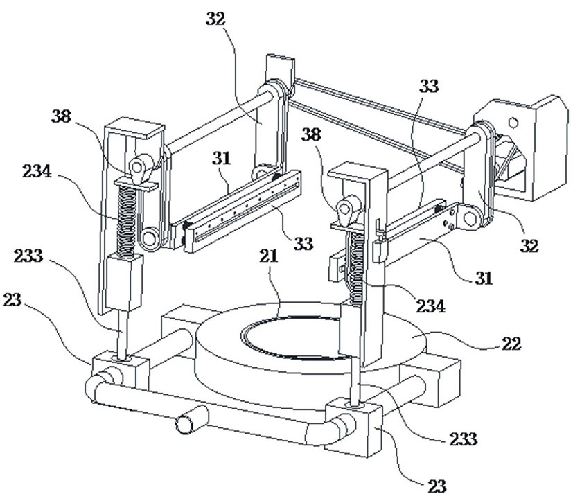 Broken hole blocking method for degradable plastic bag blow molding device