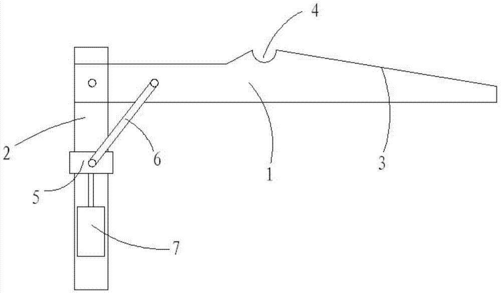 Gear shaping structure for removing cover of steel ladle