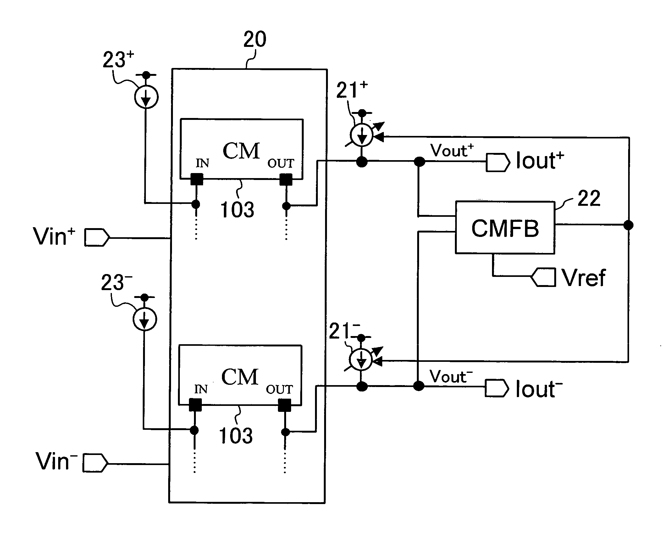 Transconductor, integrator, and filter circuit