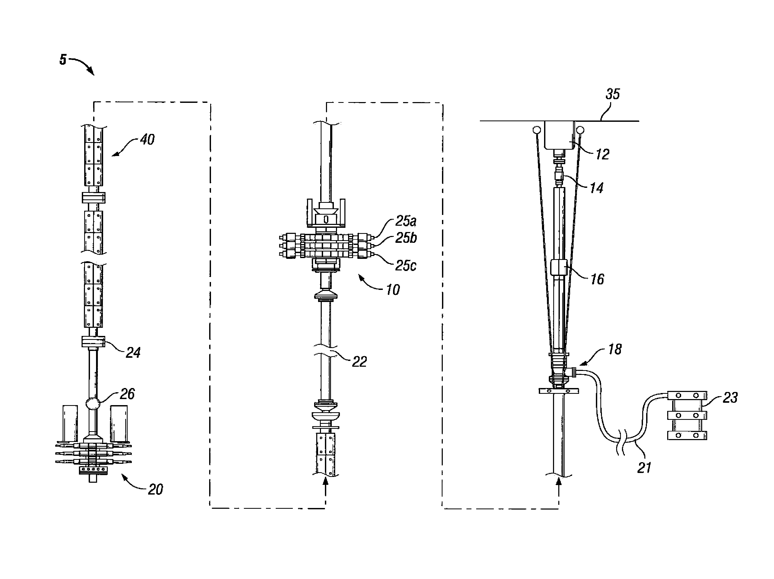 Assembly and method for subsea well drilling and intervention