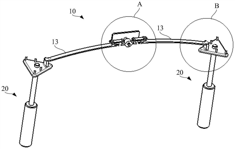 Vehicle suspension stabilizer and vehicle