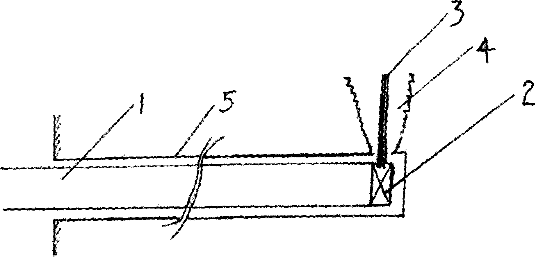 Drilling hole inside directional dissevering method