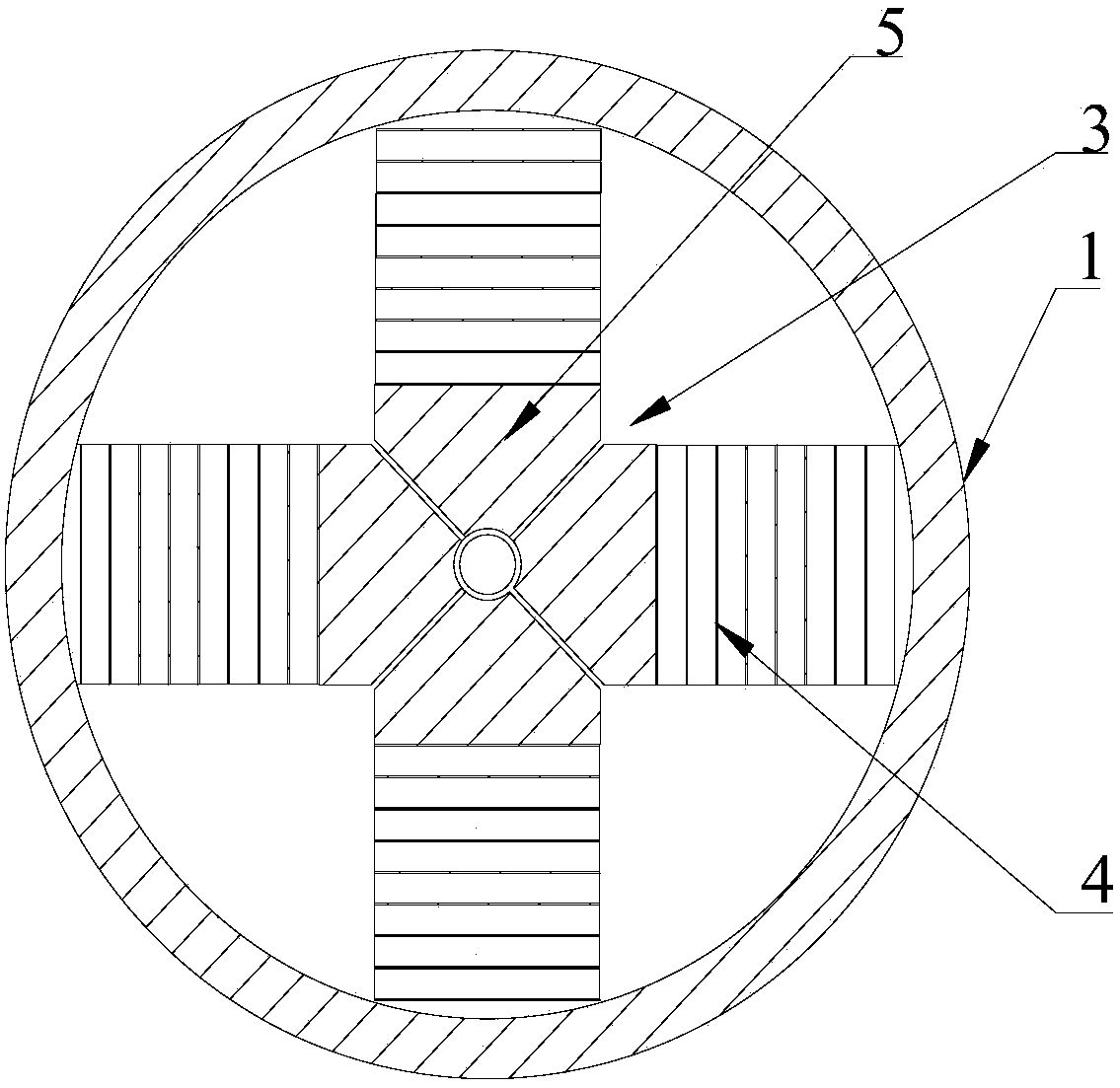 Cross Orthogonal Composite Driving Piezoelectric Tube Transducer