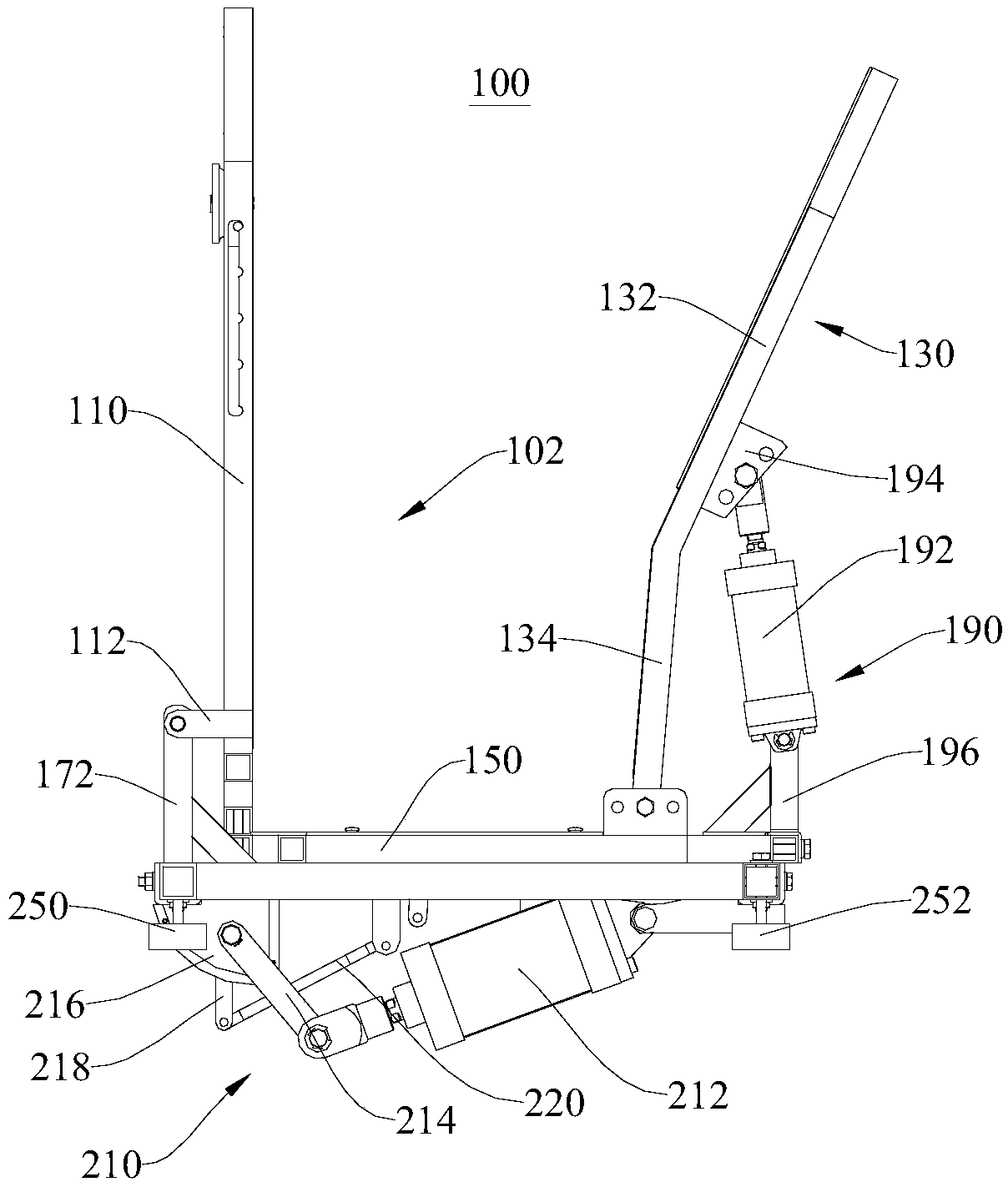 Clamping mechanism for sheep