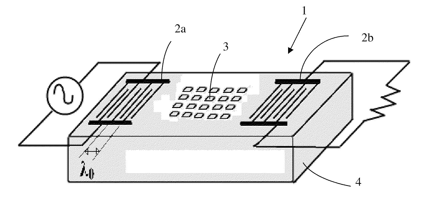 Microcavity enhanced surface acoustic wave devices