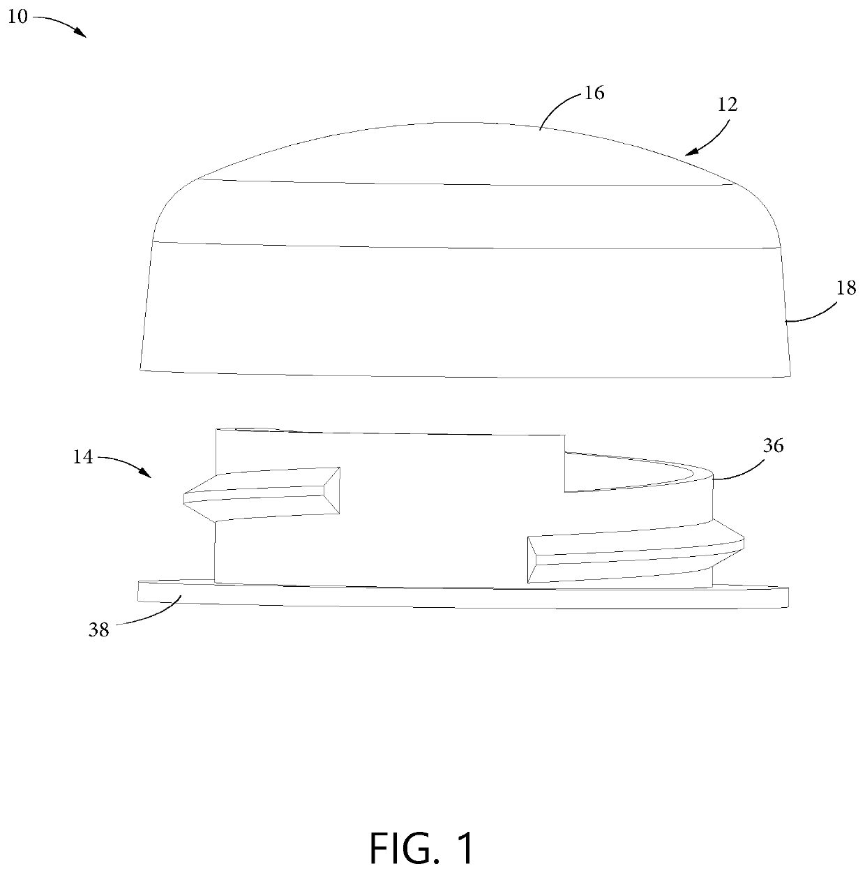 License plate fastener head cap assembly