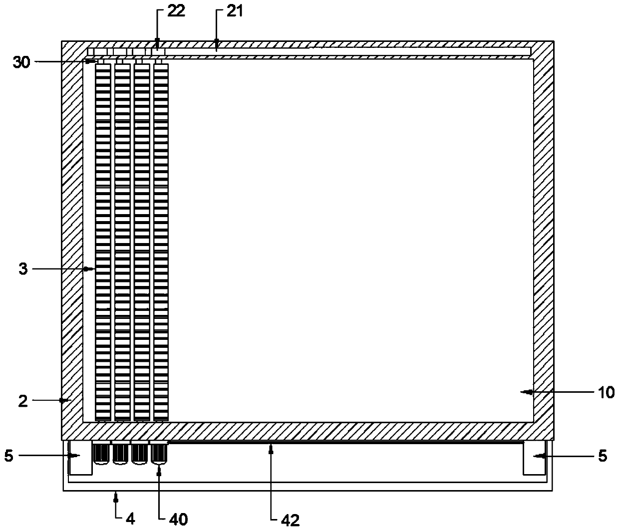 Multi-module angle-adjustable matrix built-in vehicle-mounted glass power generation device