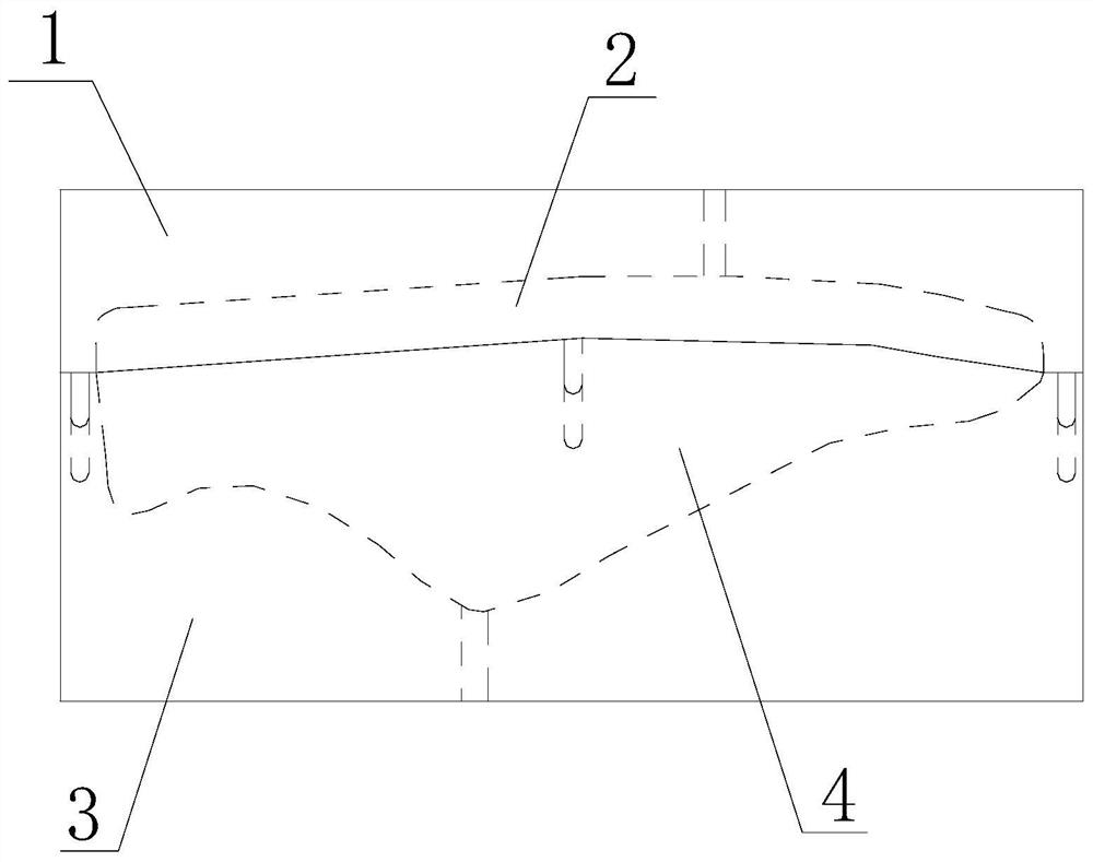 A positioning tool for gluing and bonding shoes