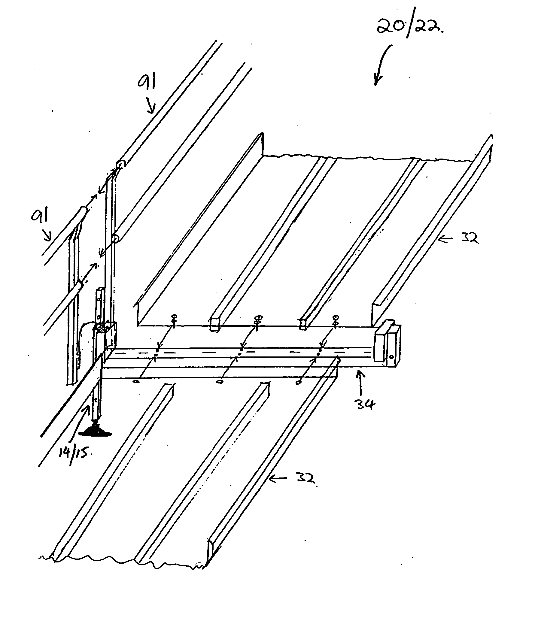 Modular platform, walkway or ramp