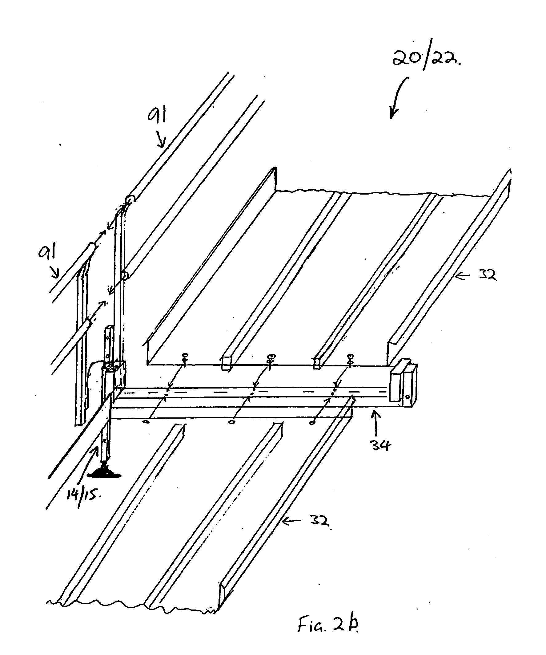 Modular platform, walkway or ramp