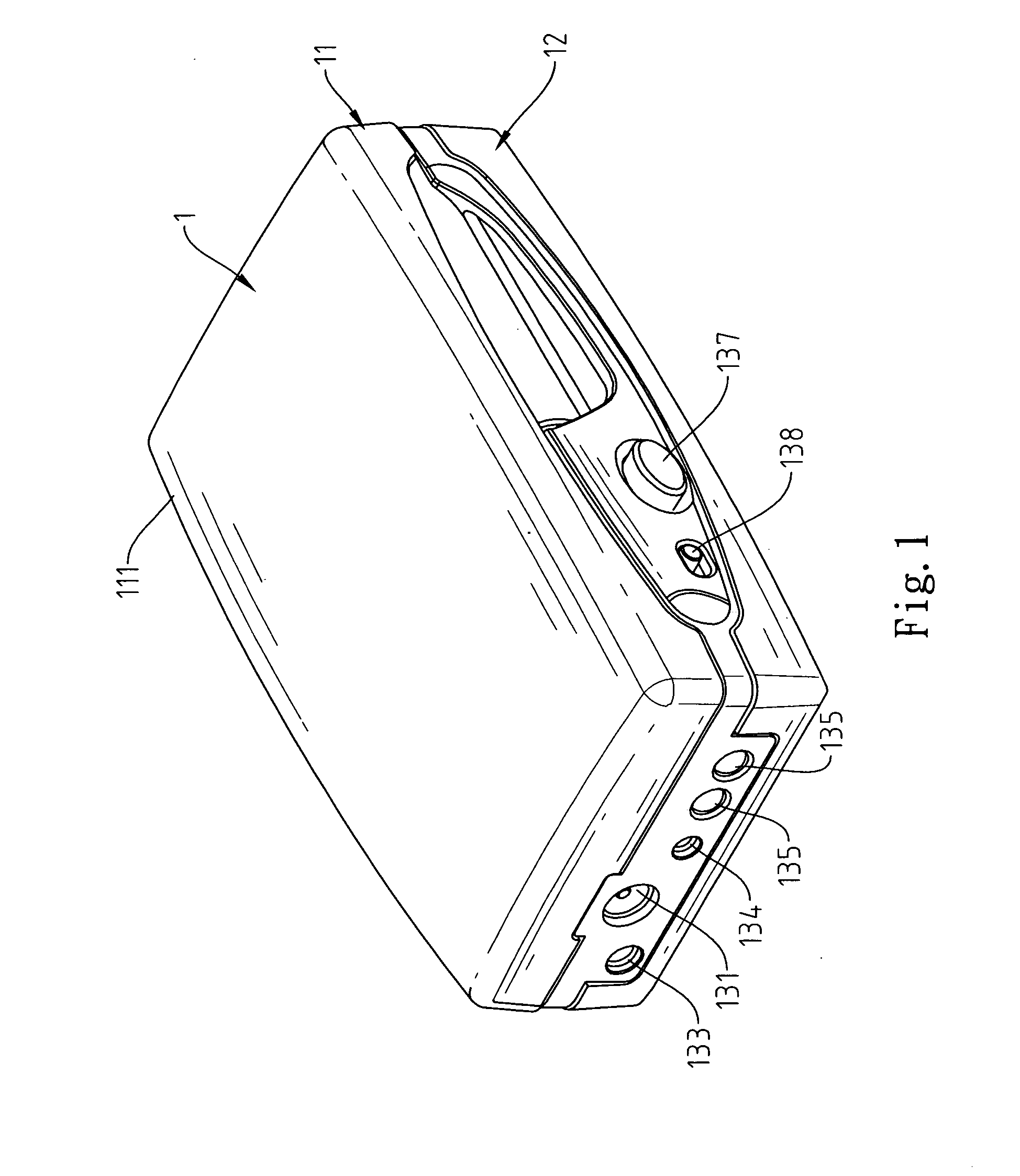 Portable charging device capable of outputting voltage