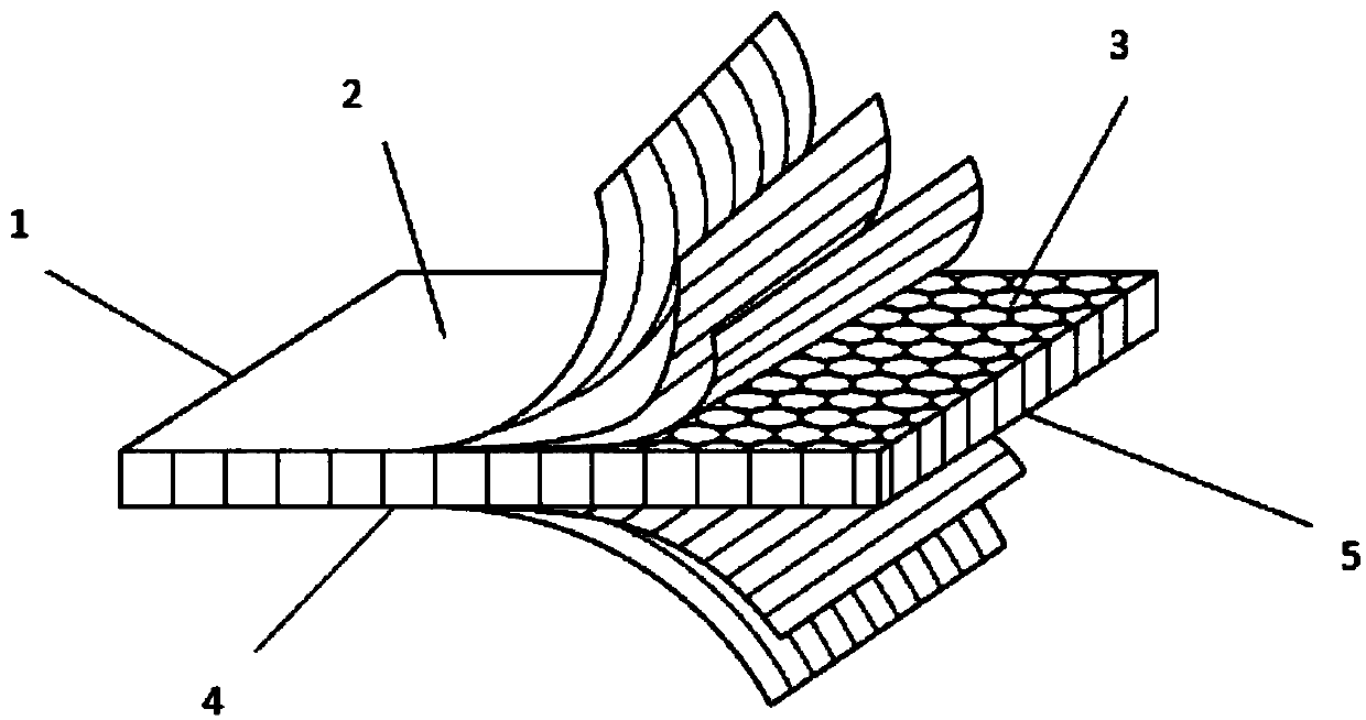 Novel lightweight environment-friendly pedal of scaffold for building, and production process thereof