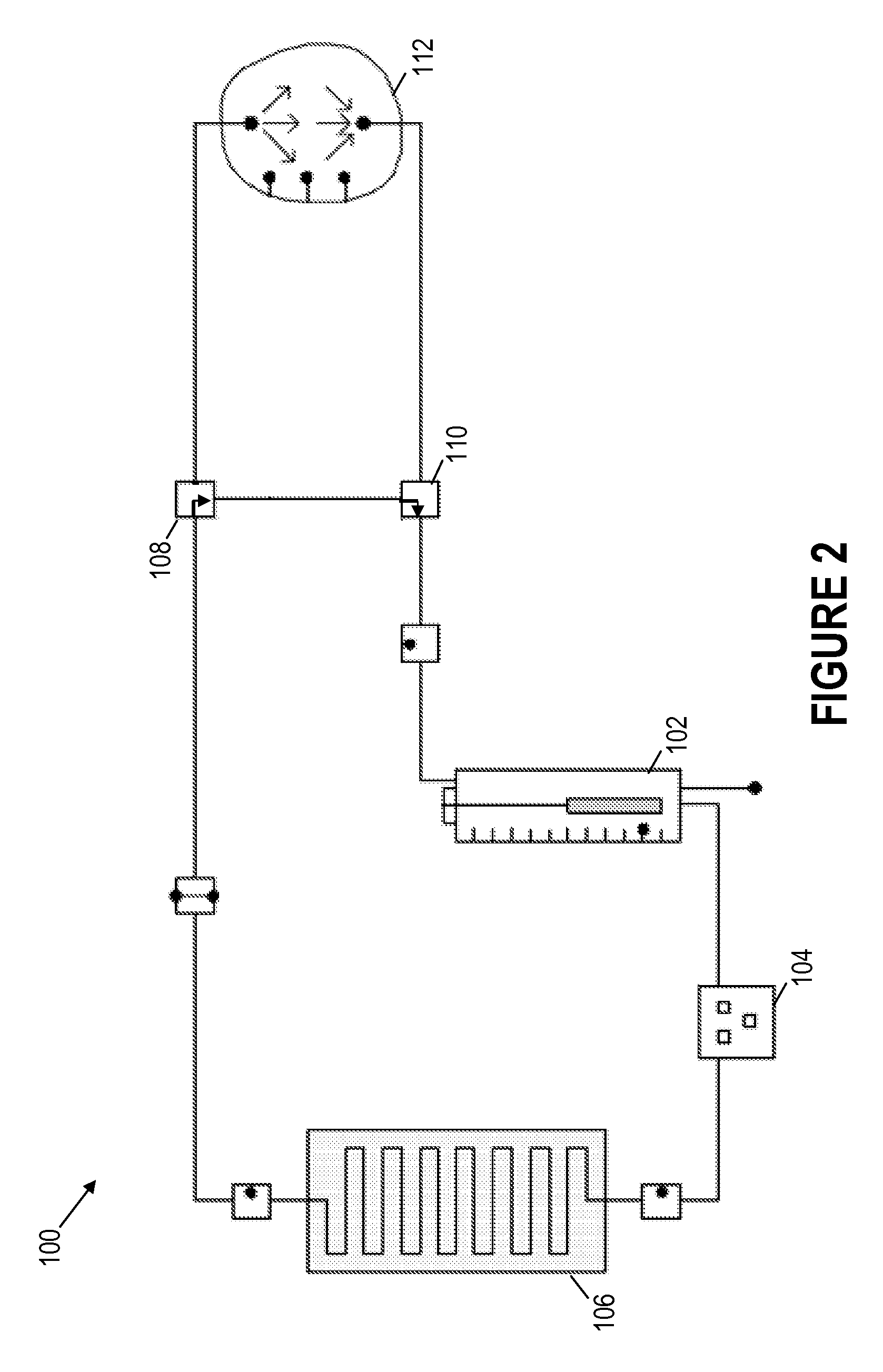 System and method for regulating the temperature of a fluid injected into a patient