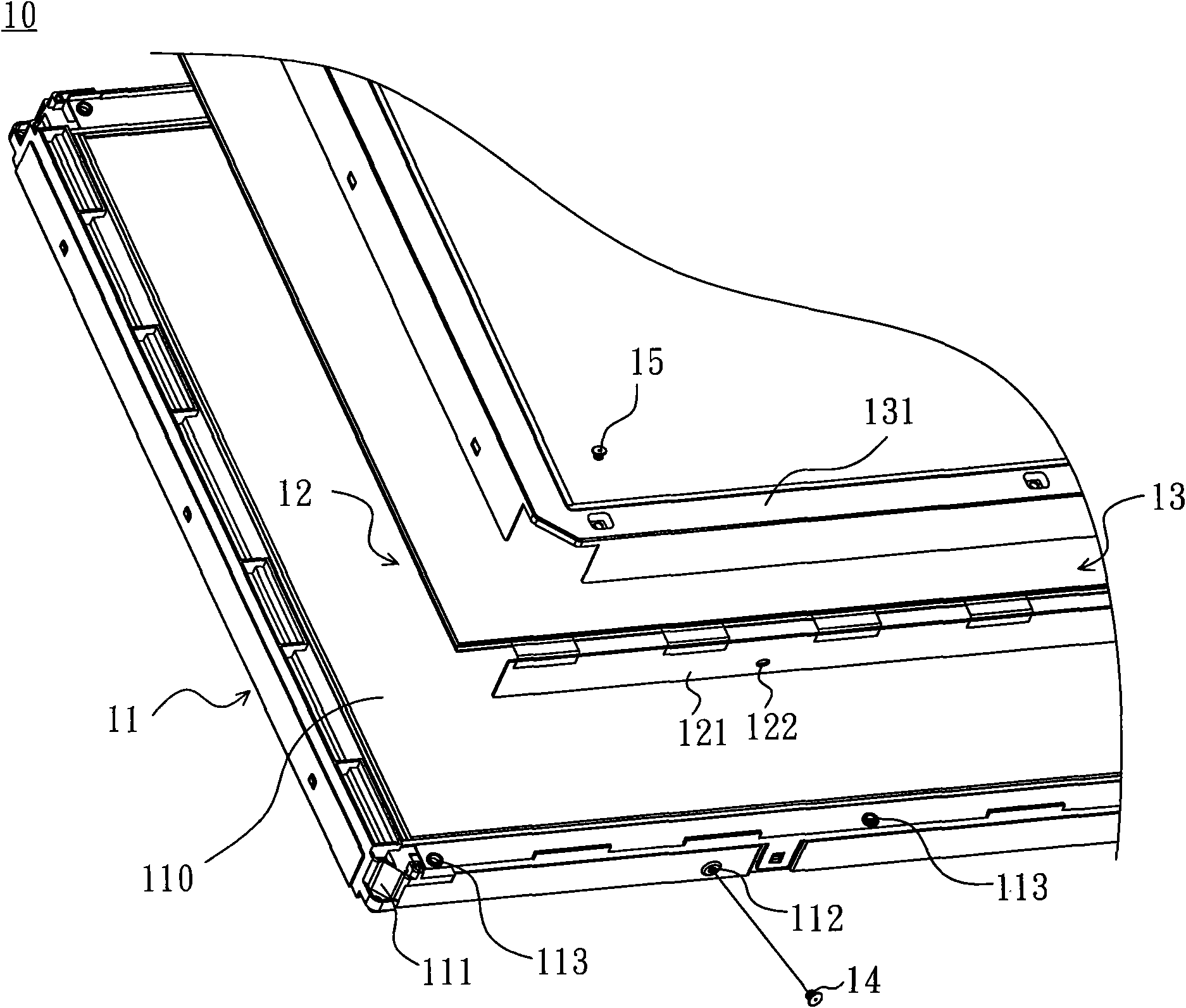 Backlight module and rubber frame unit structure thereof