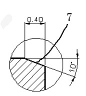 Gear milling blade for forming pivoting support gear profile and method for manufacturing pivoting support gear profile