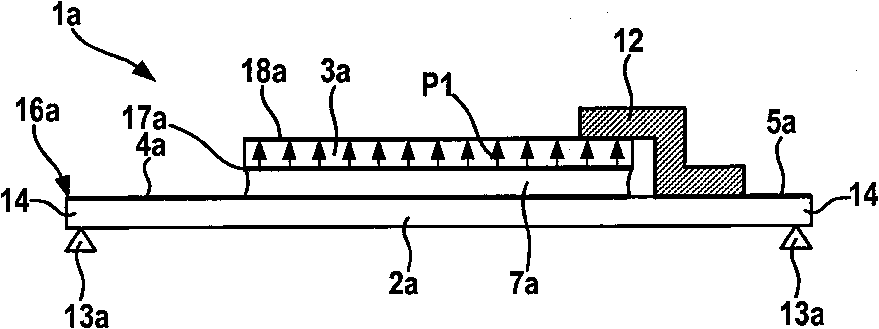 Bender transducer for generating electrical energy from mechanical deformations