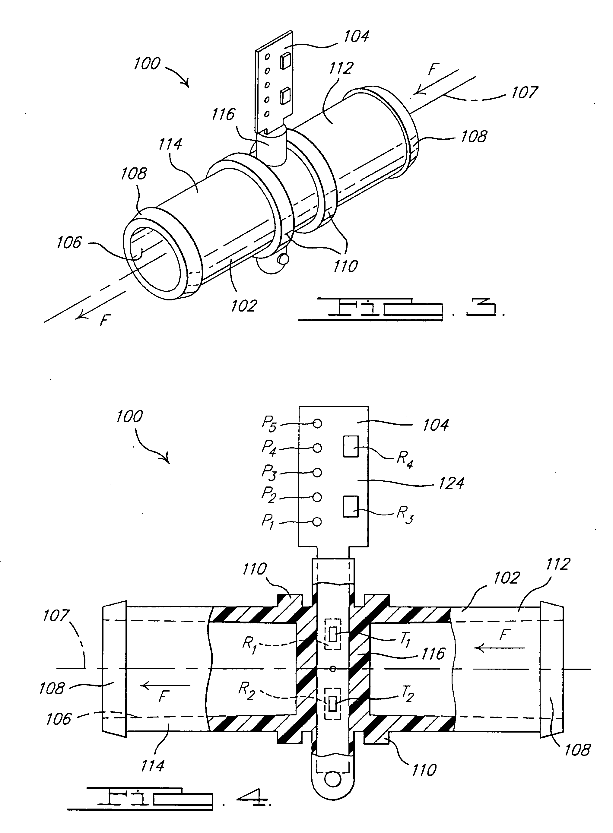 Fluid flow rate sensor and method of operation