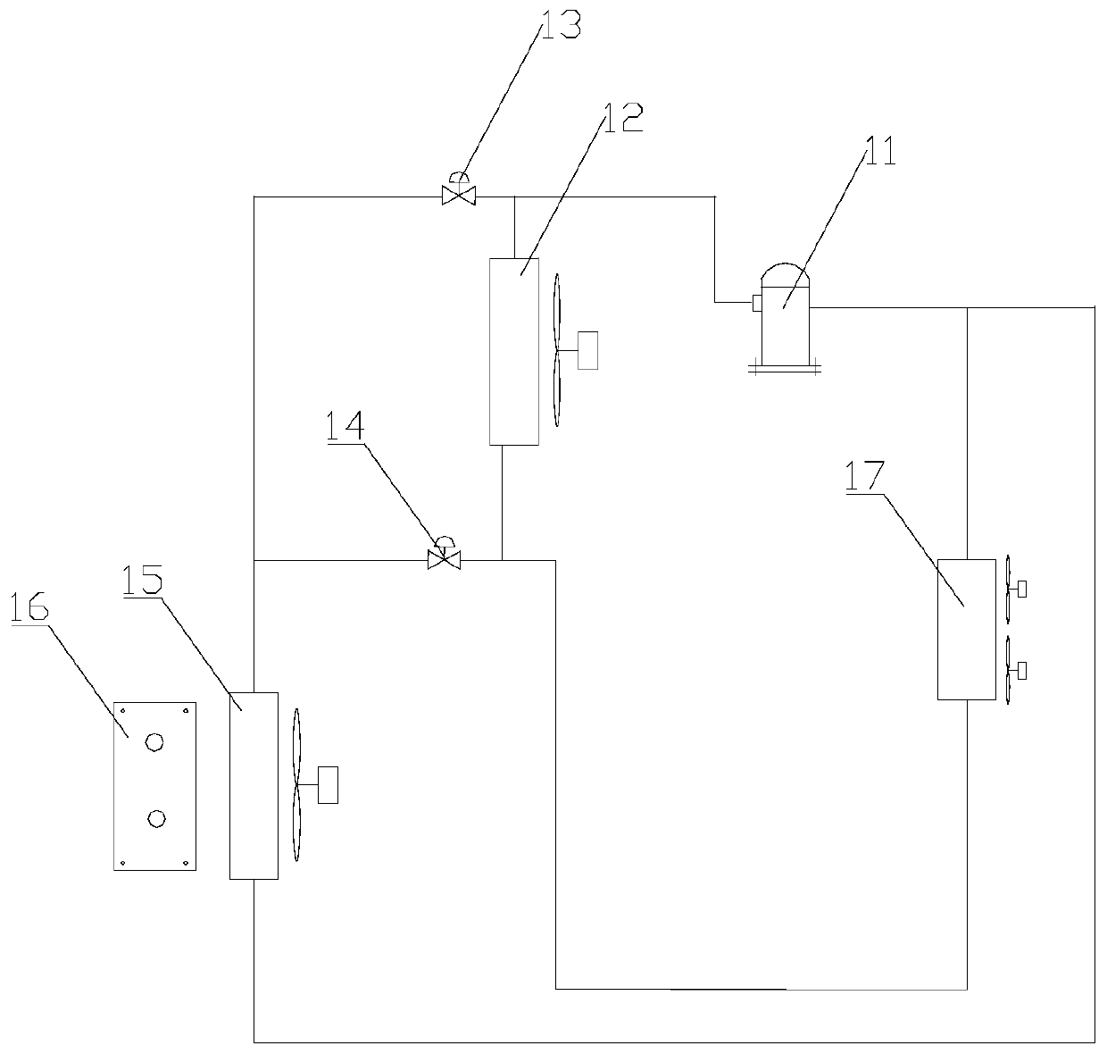 Battery pack temperature adjusting method and device of new energy refrigerator car and new energy refrigerator car