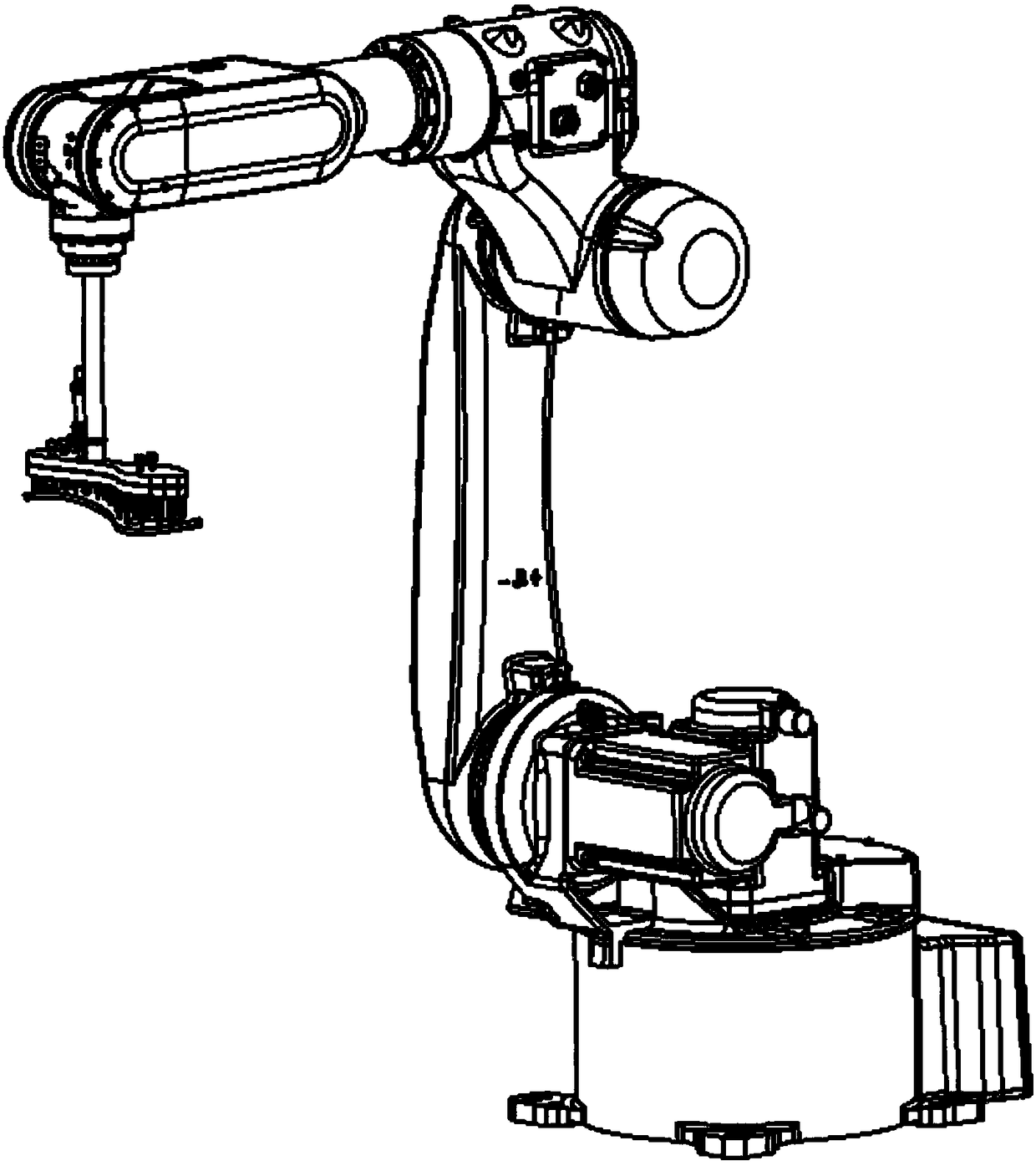 Sole grasping and positioning device for industrial robot