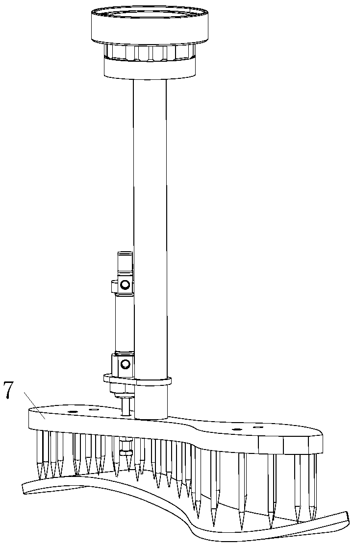 Sole grasping and positioning device for industrial robot