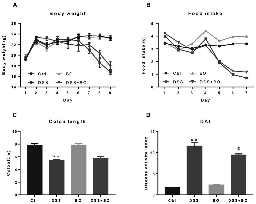 Application of Bletilla striata oligosaccharides in improving intestinal microecology