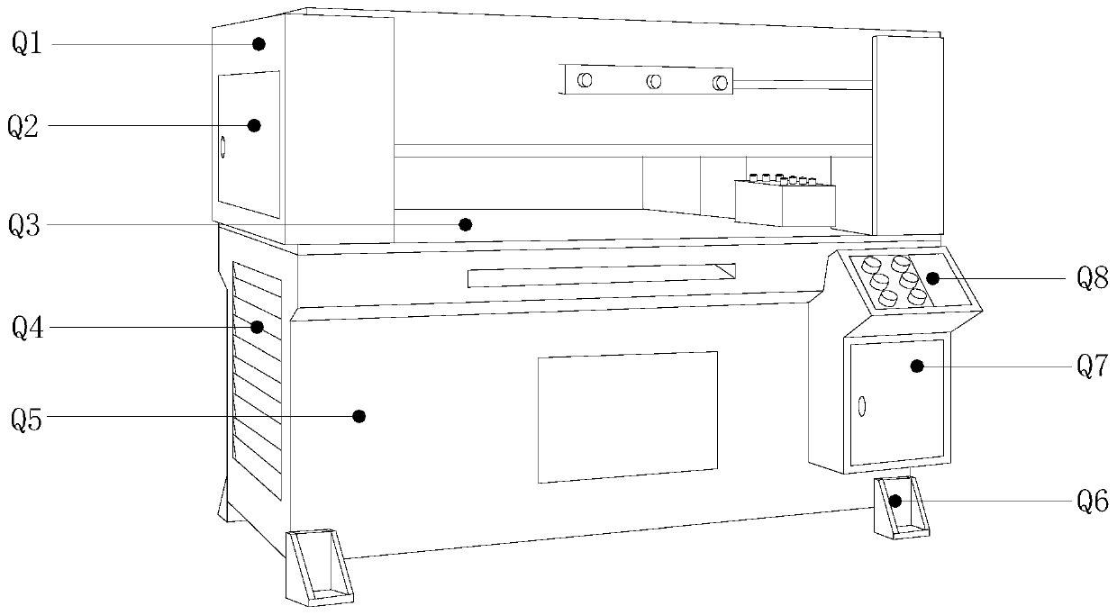 Textile fiber press molding machine adopting principle of staggered flat combing