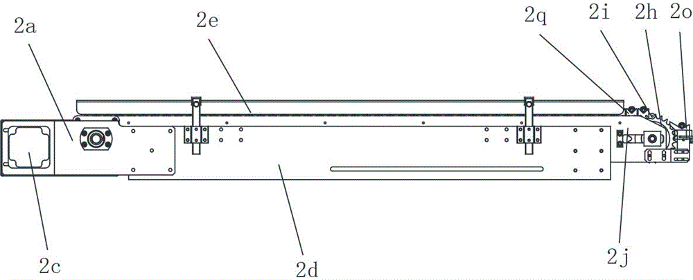 A gear hobbing machine feeding device