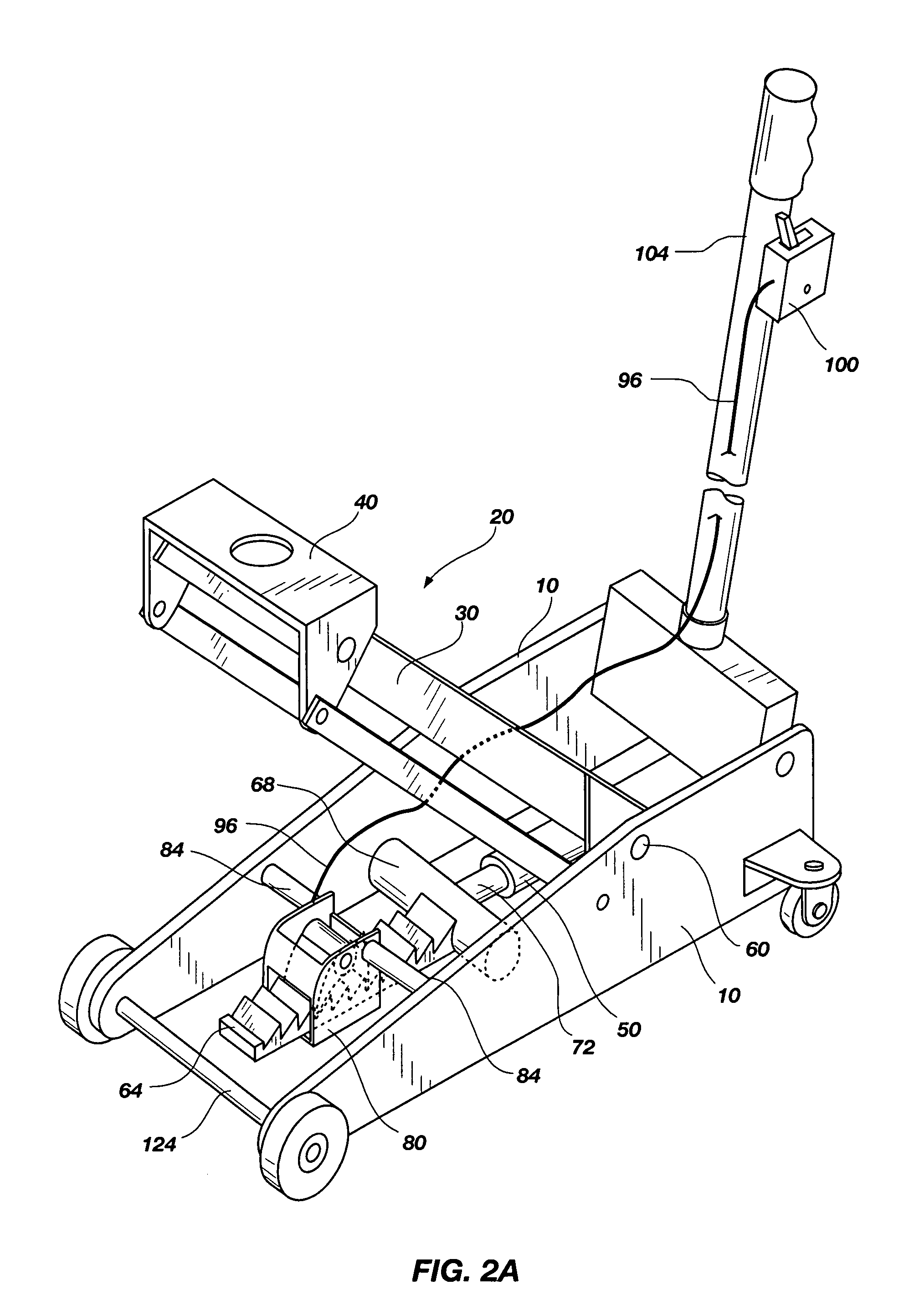Hydraulic Jack with locking mechanism