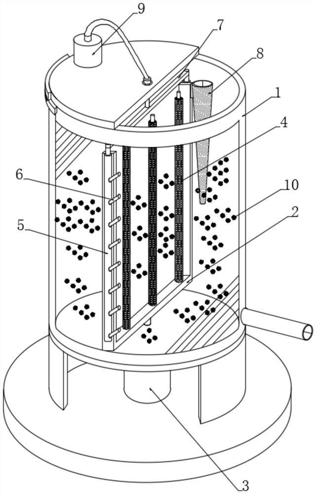 A flocculent adsorber applied to the treatment of printing and dyeing wastewater