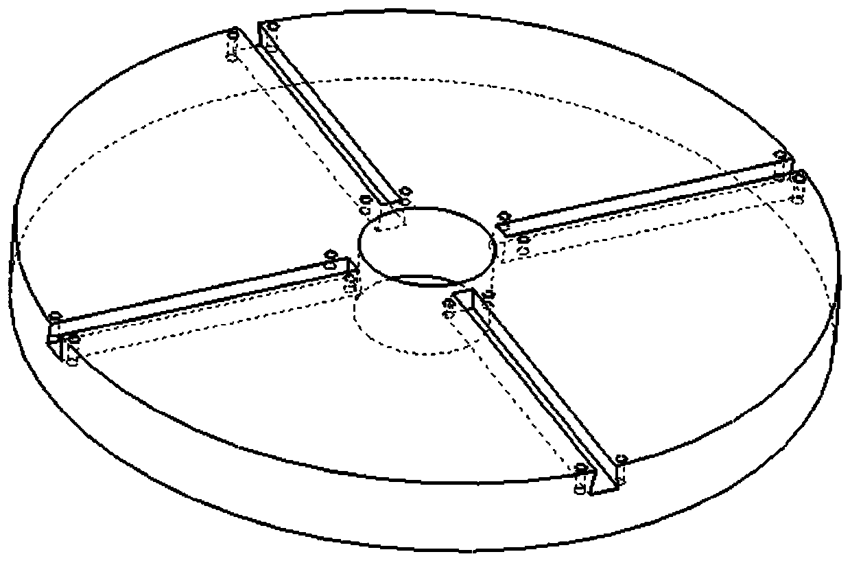 Device and method for fast counterweight adjustment of rotating machinery dynamic balance