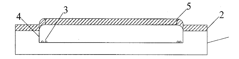 Positive pressure thermoforming manufacturing method of wafer-level glass micro-channel