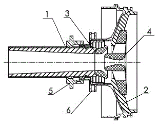 An engine nozzle with adjustable throat diameter