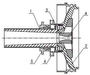 An engine nozzle with adjustable throat diameter