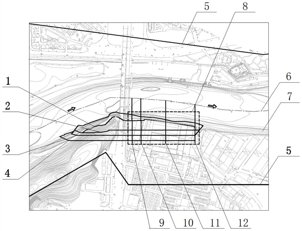 Reversible terrain boundary modeling method applied to hydraulic river model test