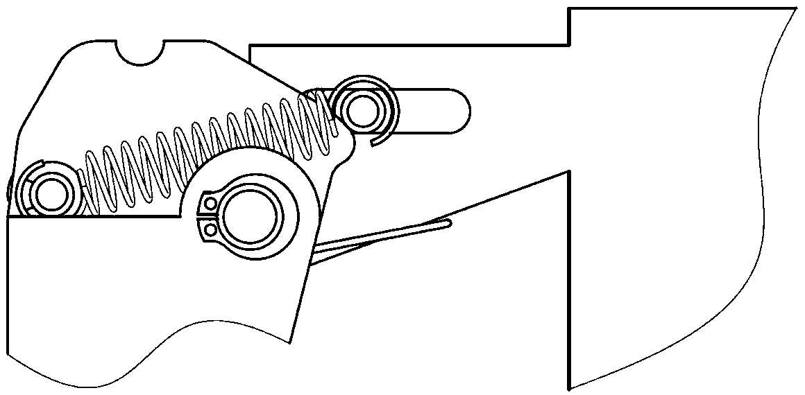 Folding airfoil clamping locking mechanism