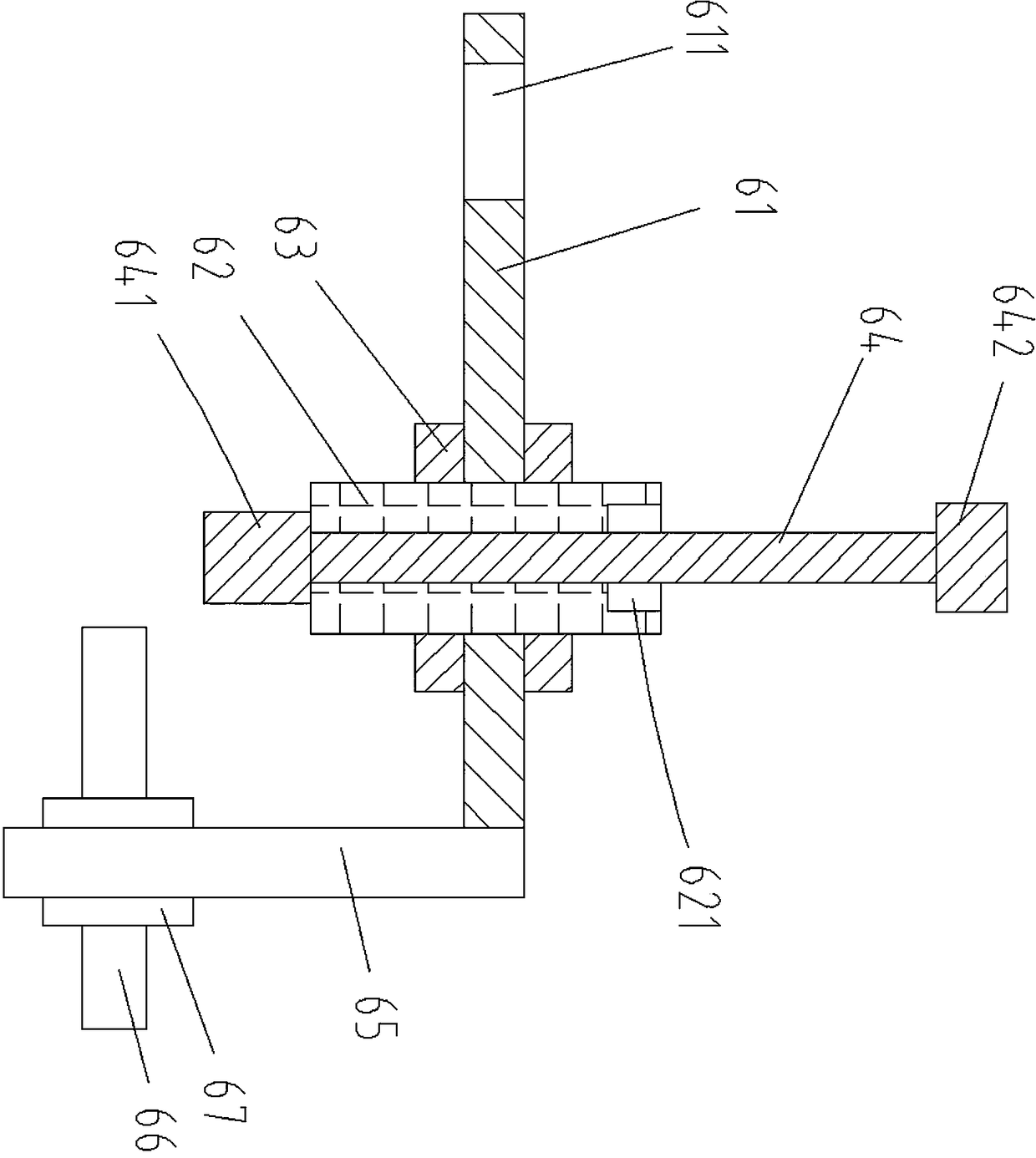 Glass induction device for flat glass overturning device
