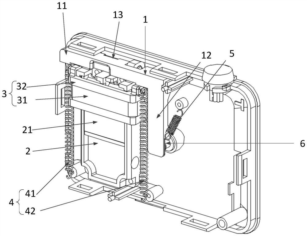 A magnetic generation anti-dismantlement component and a magnetic generation anti-dismantlement self-destruction device