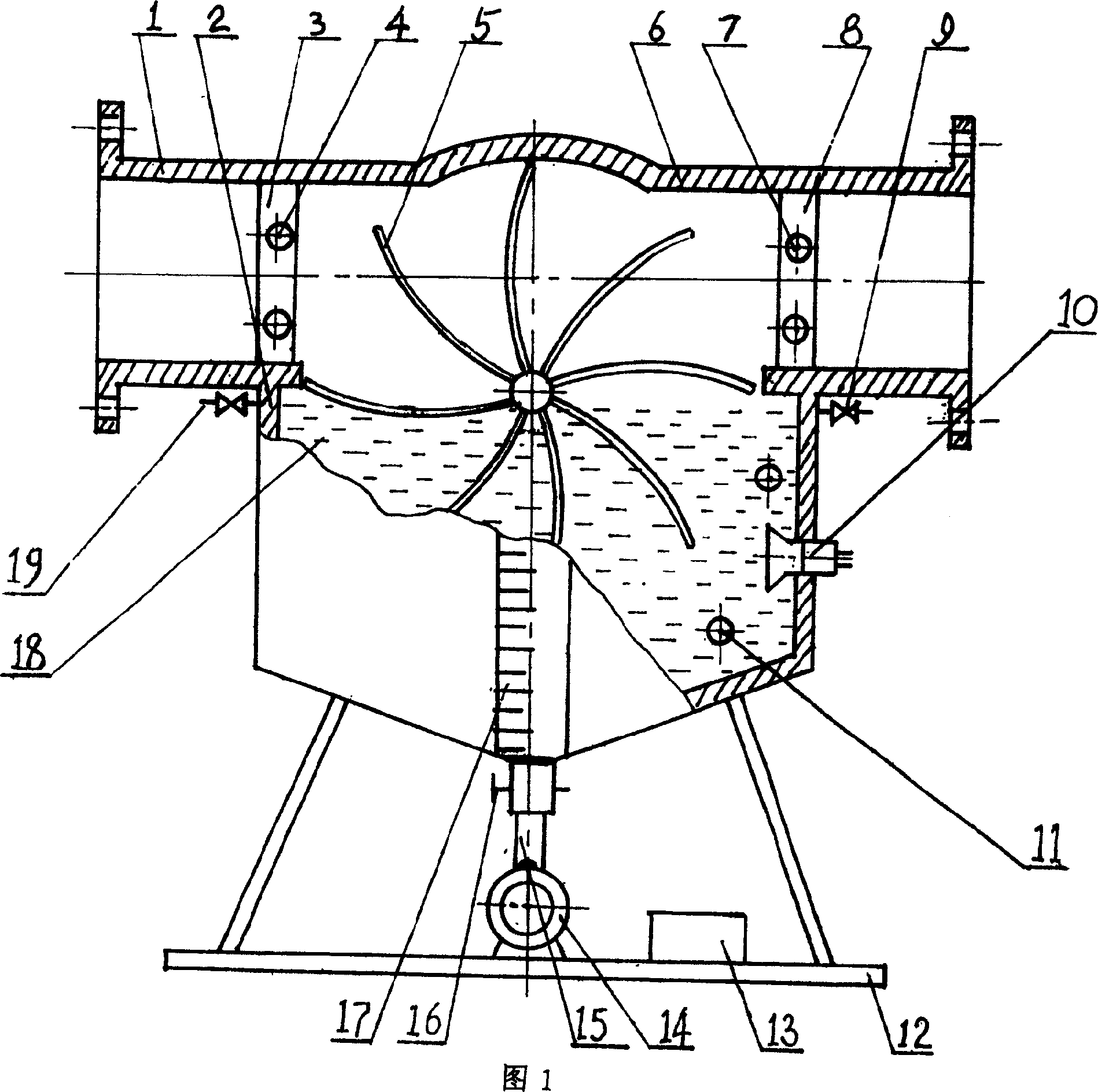 Light and source catalytic air sterilizing and purifying device for ventilation system of central air conditioner