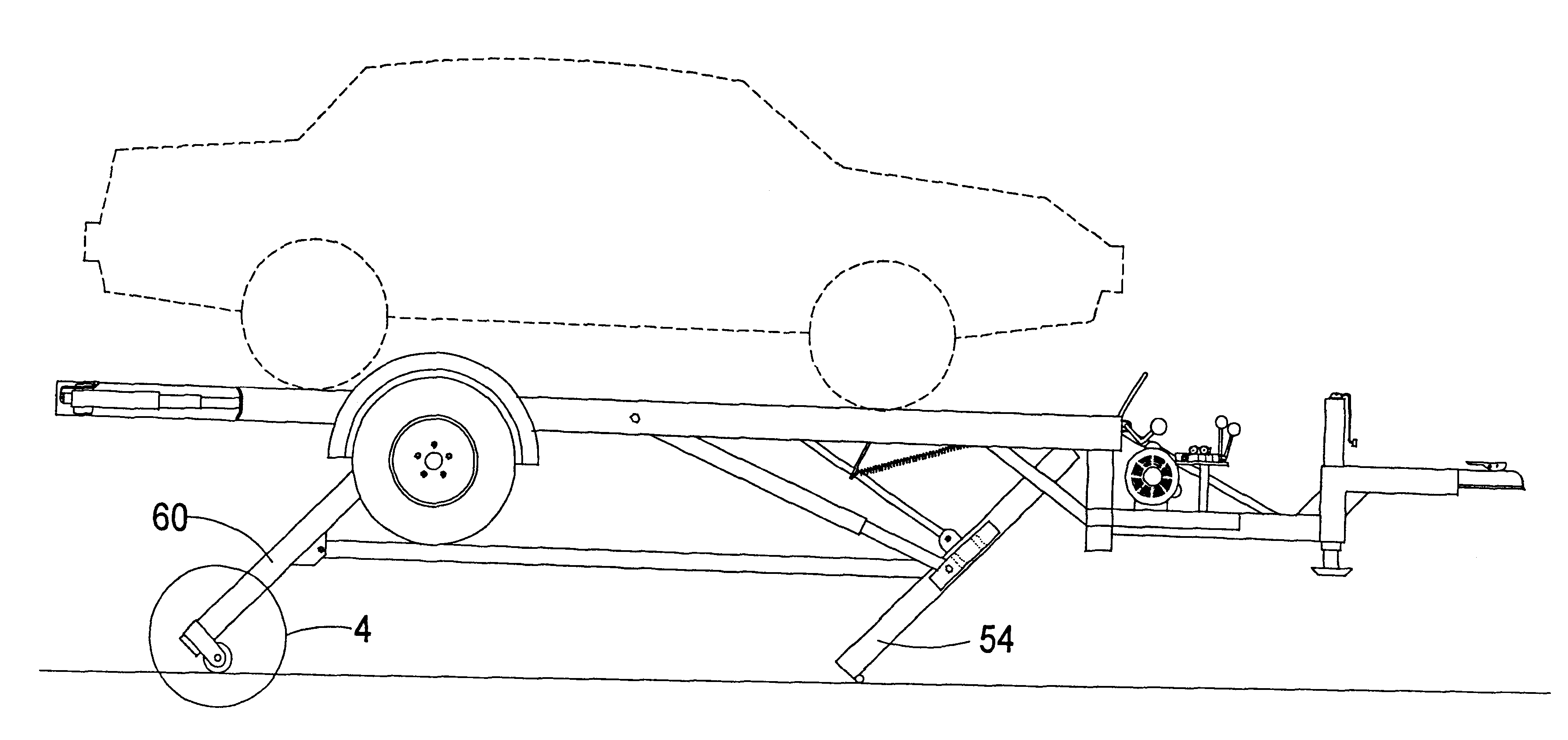 Portable hydraulic vehicle lift