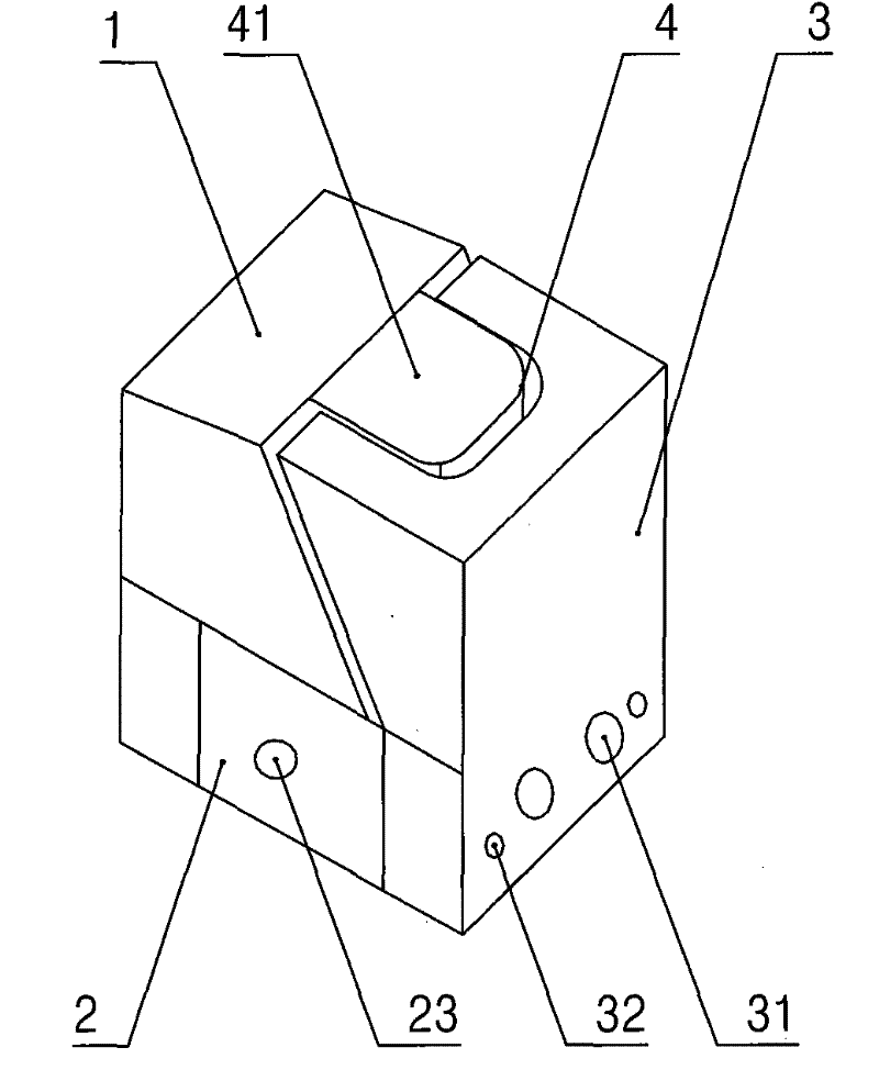 Screen-printing fixture of dispersion prism