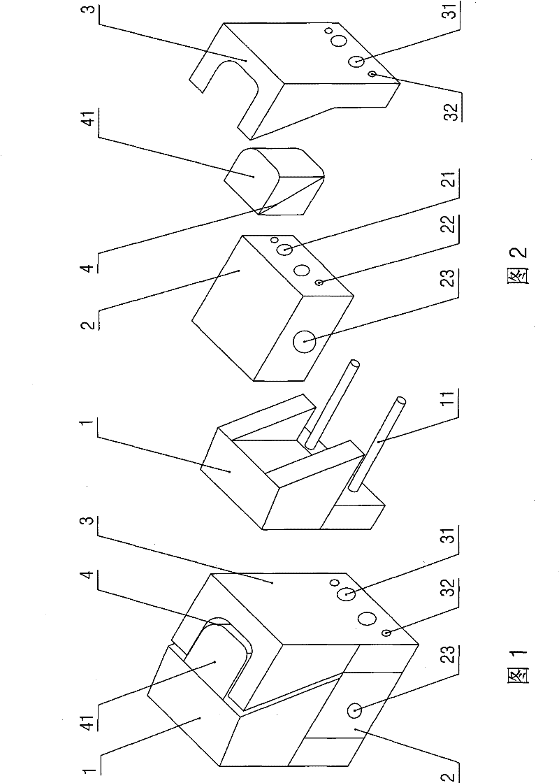 Screen-printing fixture of dispersion prism